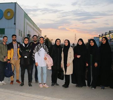 بازدید دانشجویان از نمایشگاه بین المللی
