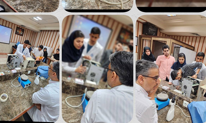 برگزاری کلاس اصول فنی و نگهداری تجهیزات پزشکی با روش عملی