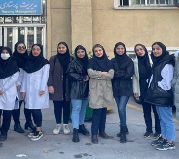 Visit of the students of health service management from Ghaem Mashhad Hospital