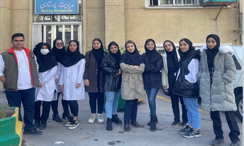 Visit of the students of health service management from Ghaem Mashhad Hospital