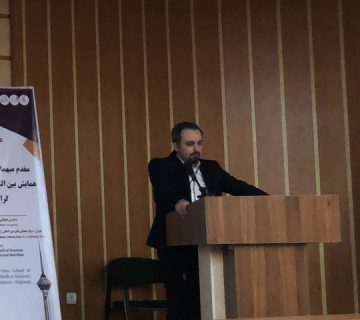 سخنرانی دکتر علیرضا غفلتی در کنگره بین المللی تغذیه بالینی