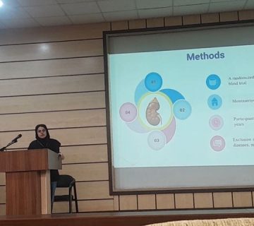 سخنرانی و پذیرش چهار مقاله از دانشجویان وارستگان در کنگره بین المللی تغذیه ایران به سرپرستی دکتر محمد نصرتی
