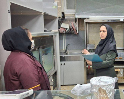 بازدید سرزده معاونت فرهنگی دانشجویی و شورای تغذیه از کافه تریای دانشگاه