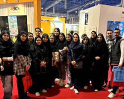 بازدید دانشجویان صنایع غذایی از *بیست و پنجمین نمایشگاه تخصصی صنایع غذایی، ماشین آلات، تجهیزات چاپ و بسته بندی* به همت انجمن علمی گروه کنترل کیفی