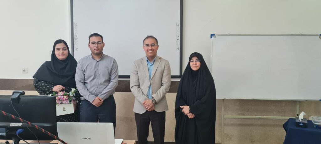 چهارمین جلسه دفاع از پروژه کارشناسی گروه فناوری اطلاعات سلامت